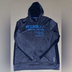 Reebok - Mens Reebok “Blue” Fitness Light Hoodie (Size: L)